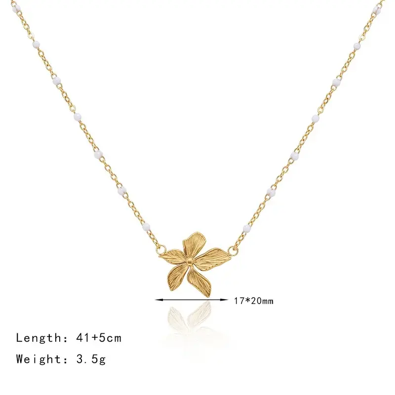 Golden Flower Necklace - FY0080